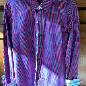 Robert Graham black multi color. Size medium